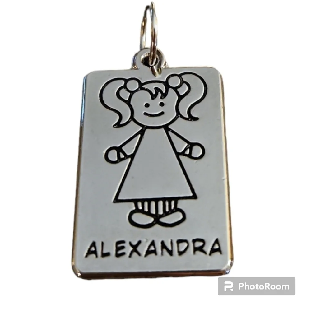 3/$20 Personalized Alexandra Pendant Charm
